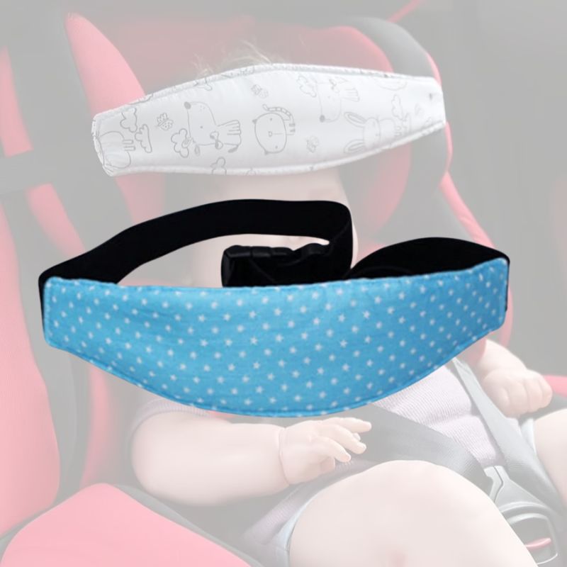 Cale tete bebe | HeadHolderâą - Bleu a pois