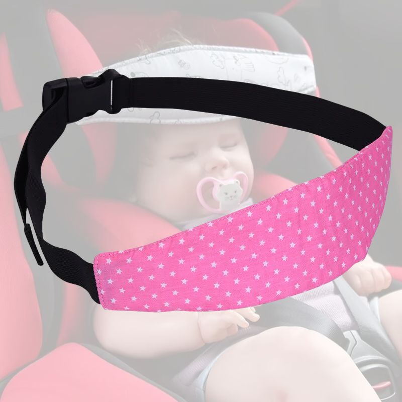 Cale tete bebe | HeadHolder™ - Rose étoilé
