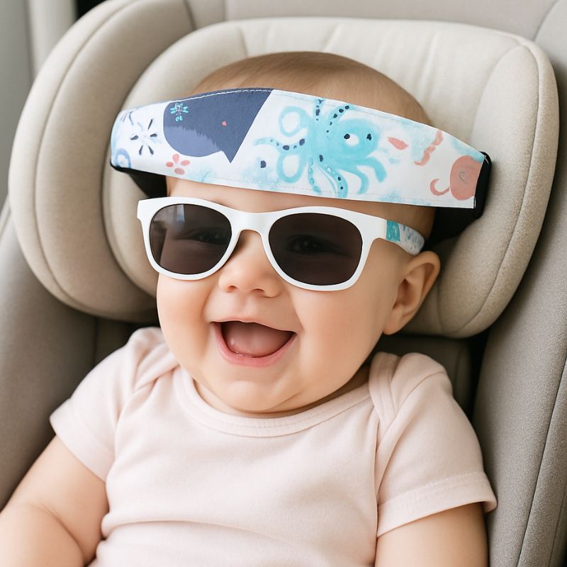 Cale tete pour bebe | HeadHolder™ - Océan