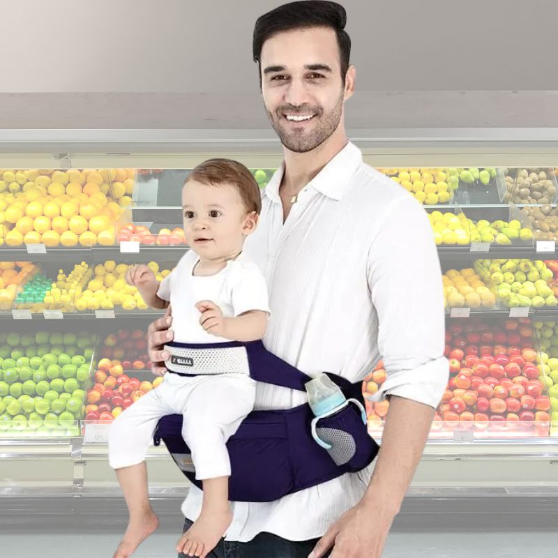 Ceinture porte bebe | TinyRiderâą - Marine