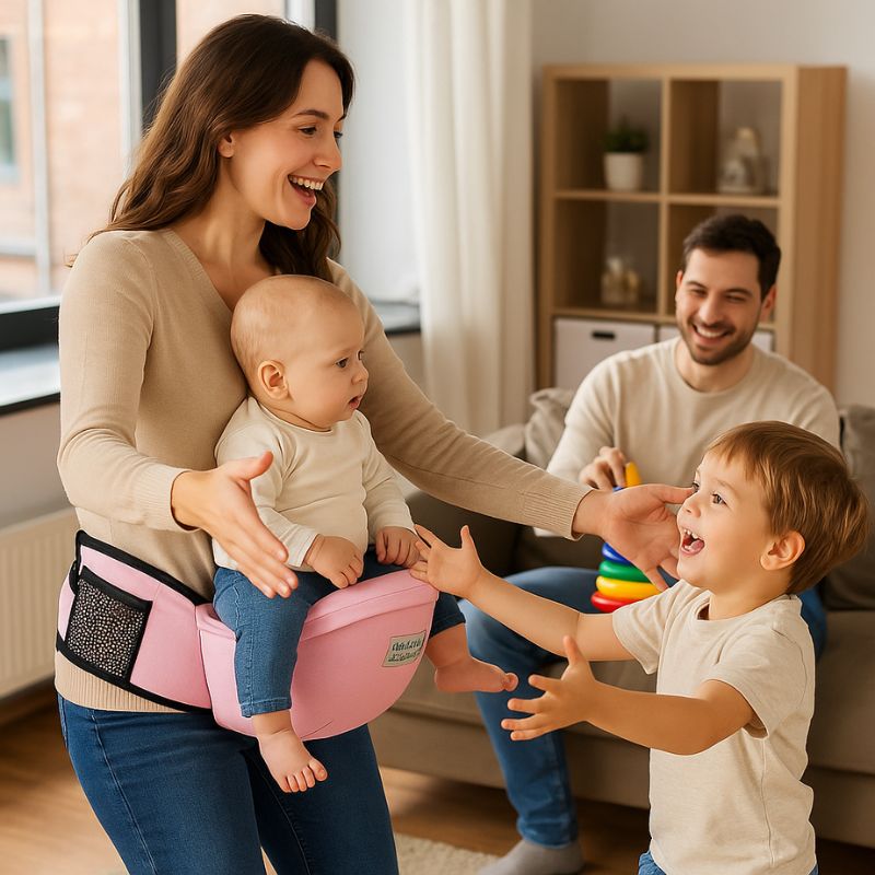 Ceinture porte bebe | BasicHoldâą - Rose