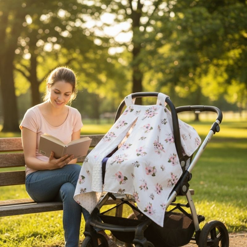 Couverture bébé pour siège auto | PeekNest™