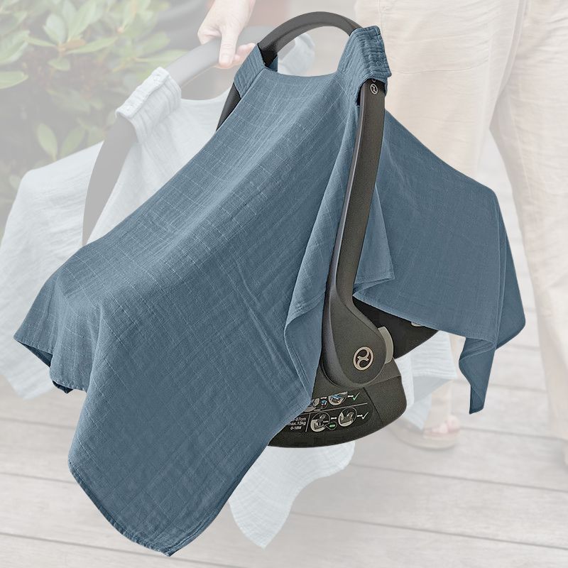 Housse siege auto bebe universelle | CozyHood™ - Bleu