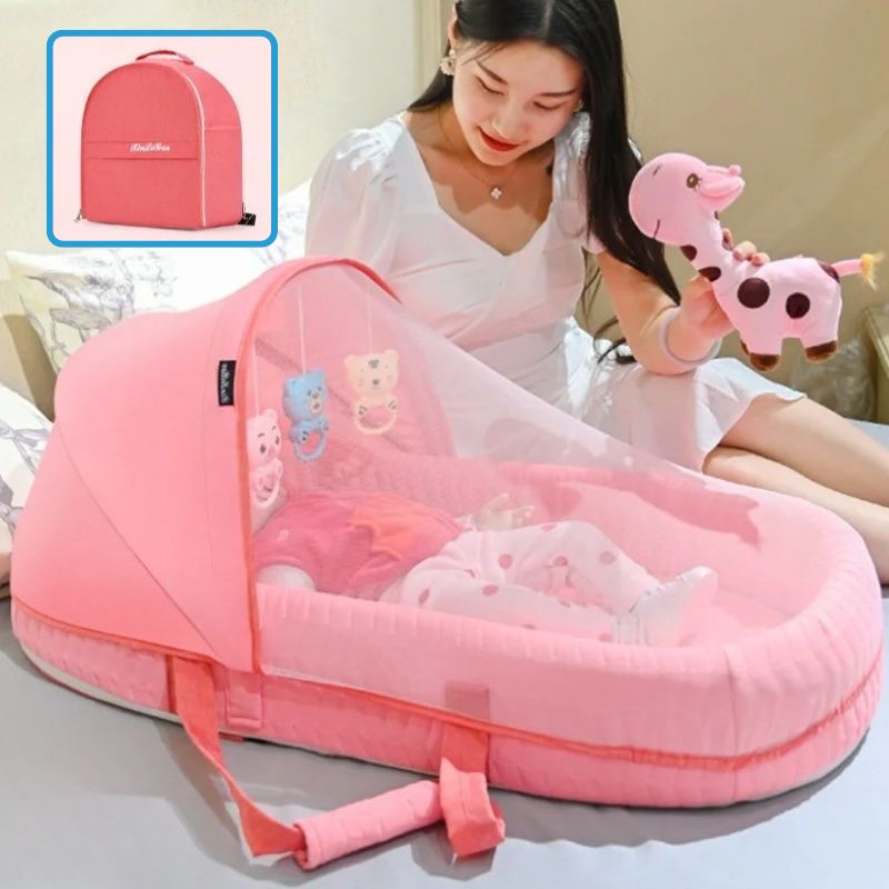Lit pour Bebe Voyage | NestAway - Rose