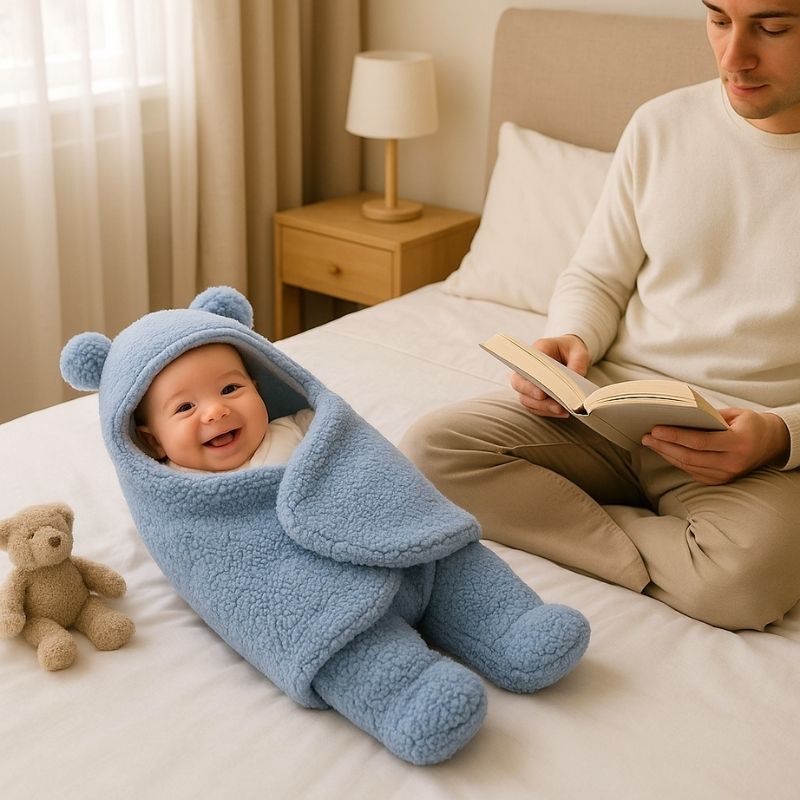 Nid d'ange┃PolarBaby™ - Bleu