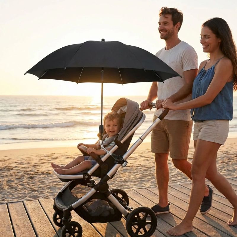 Ombrelle pour poussette - SunShade™ | Protection UV Réglable