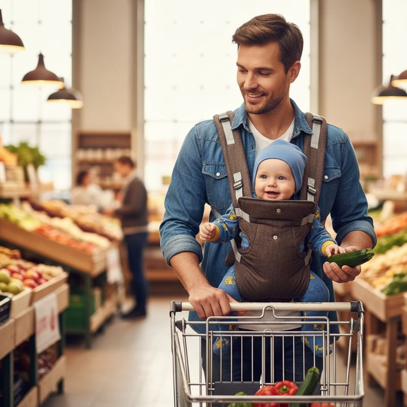Porte-Bébé Physiologique SleekGo™ | Ergonomique, Évolutif & Ultra Confort