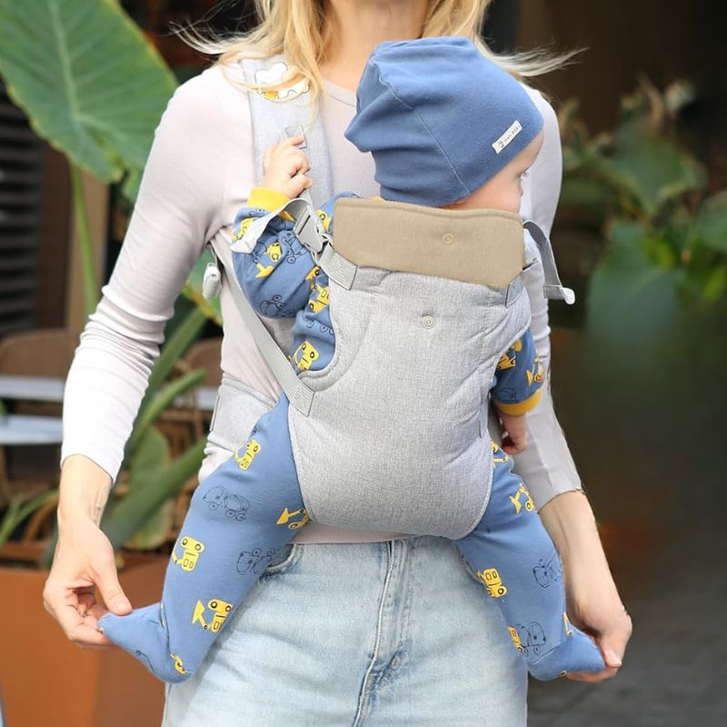 Porte bébé évolutif | SleekGo™ - Gris Clair