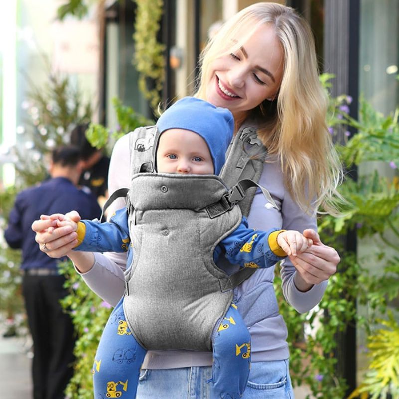 Porte bebe rando | SleekGo™ - Gris