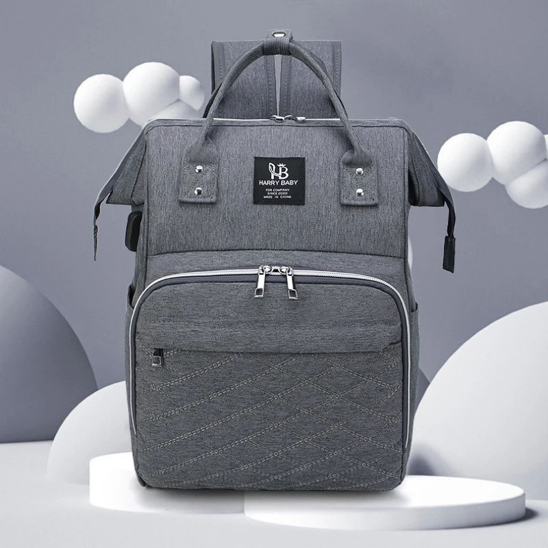 Sac a langer gris | DiamondBag™ - Gris