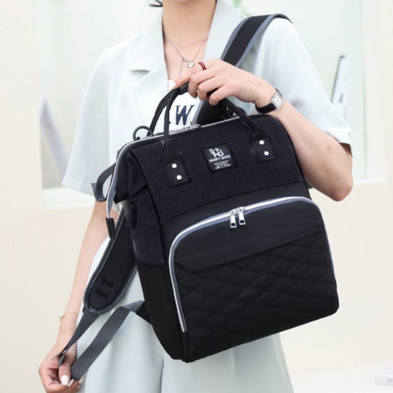 Sac a langer noir | DiamondBag™ - Noir