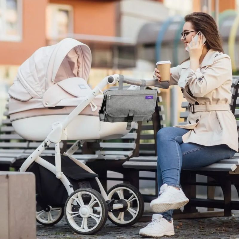 Tapis a langer | QuickChange™ - Gris