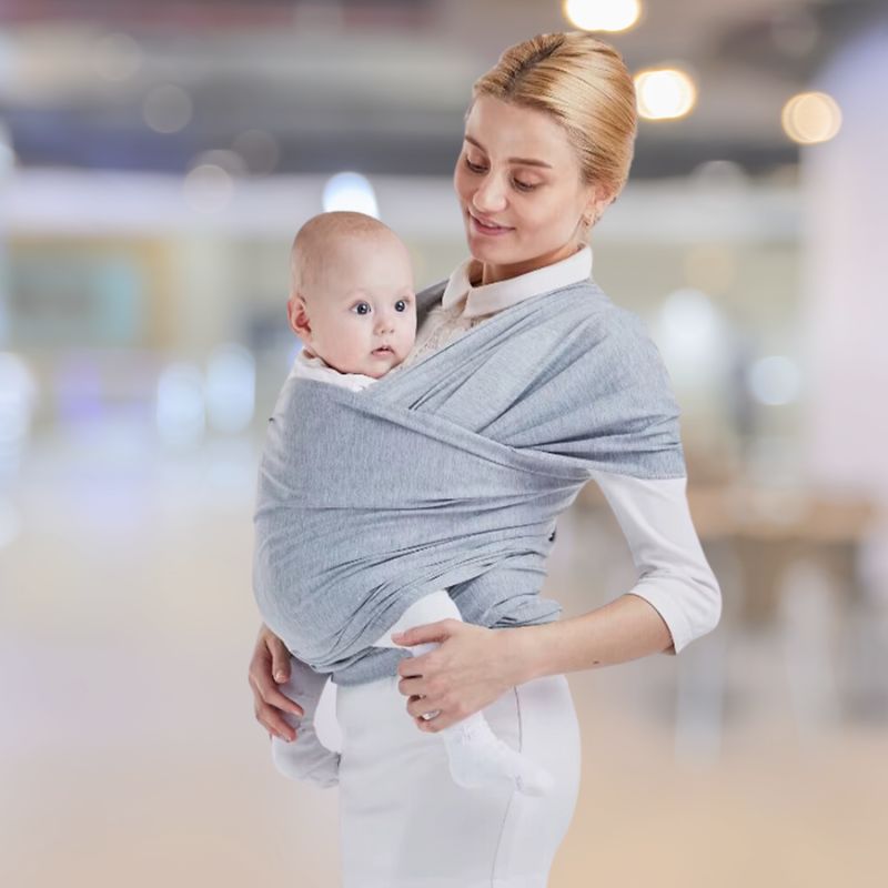 Echarpe de portage | ComfortBabyâą Gris claire