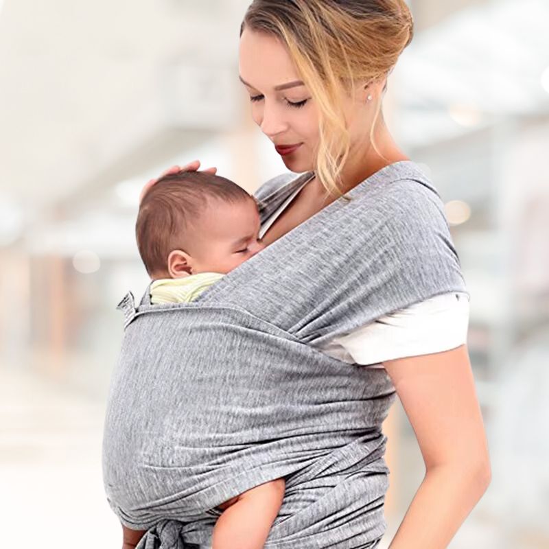 Echarpe de portage | ComfortBabyâą Gris claire