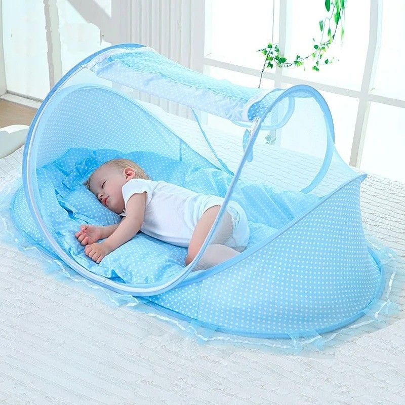 Tente lit bebe | NomadNapâą - Bleu