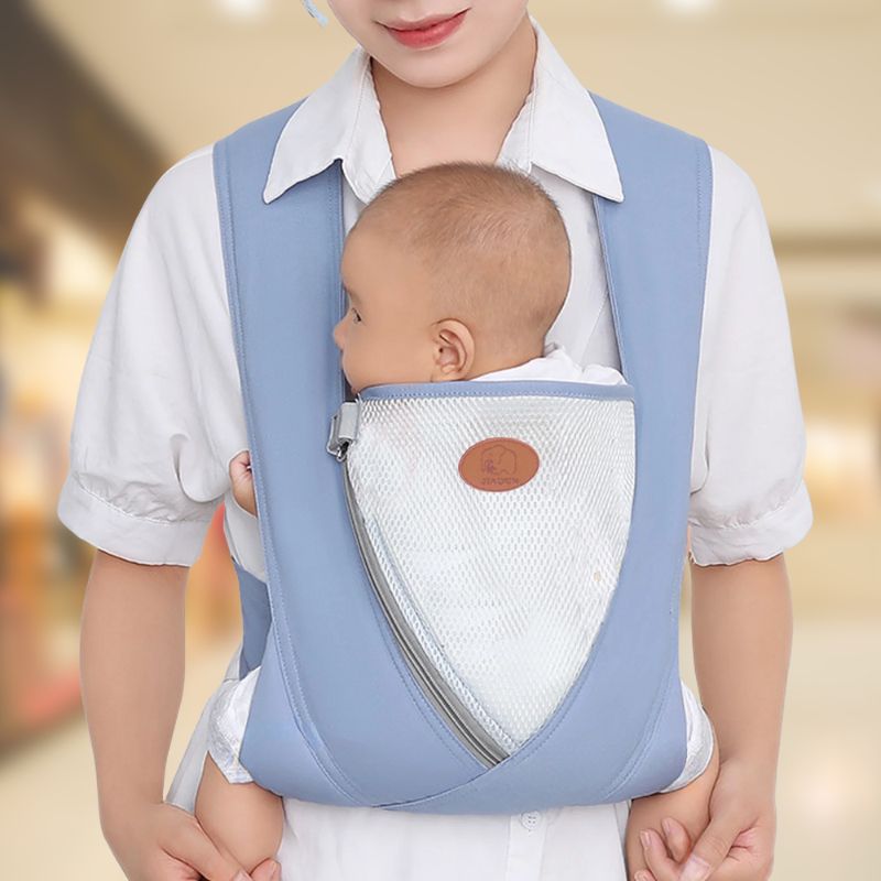 Porte bébé | ComfyBreather™ - Bleu