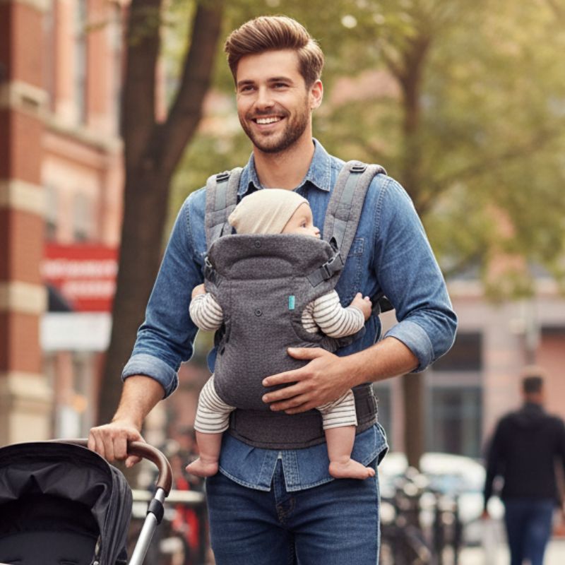 Porte-Bébé Physiologique EasyRider™ | Ergonomique & Évolutif