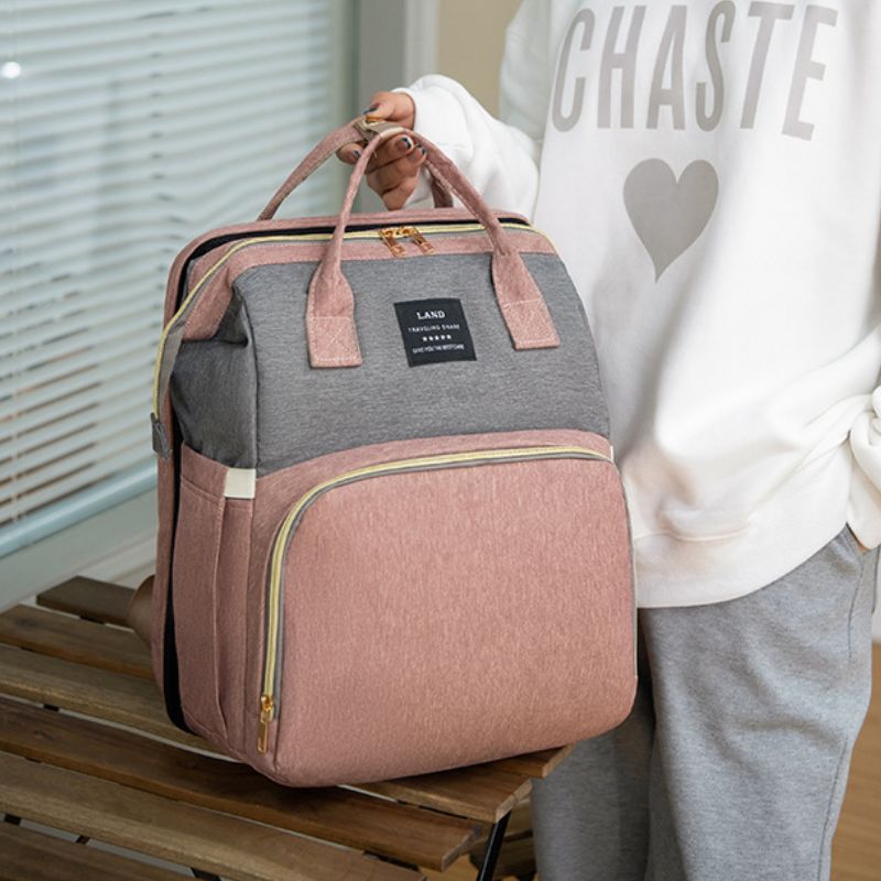 Sac a langer lit | BabySleepy™ - Gris Rose