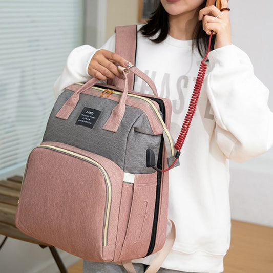 Sac a langer lit | BabySleepy™ - Gris Rose