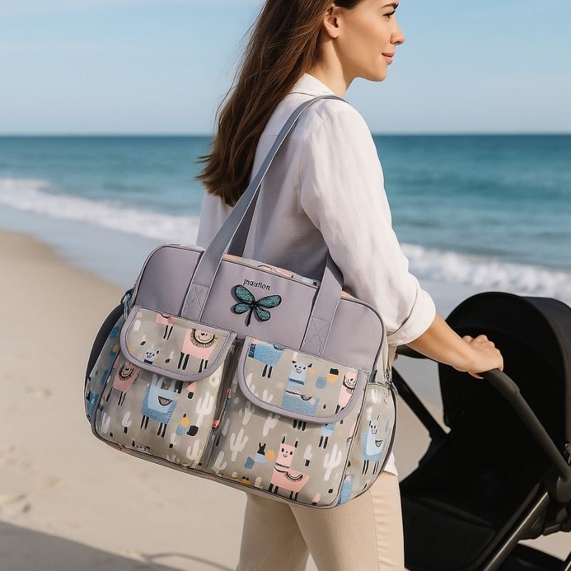 Sac a langer original | TravelEaseâą - Alpaga Gris