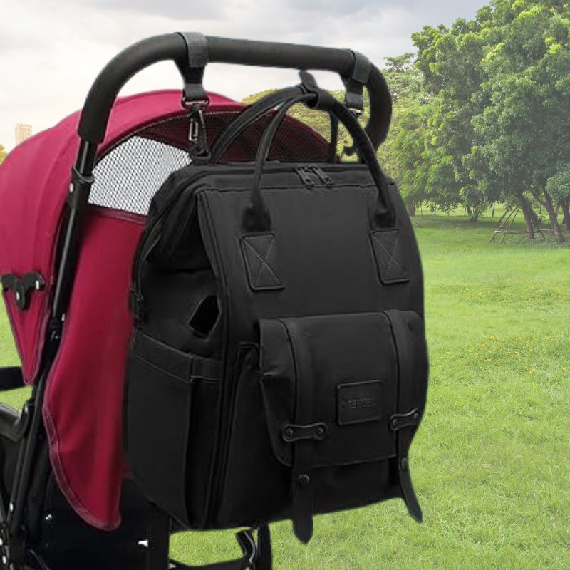 Sac a langer a dos - Nomad™ | Grand Format Imperméable & Ultra Organisé
