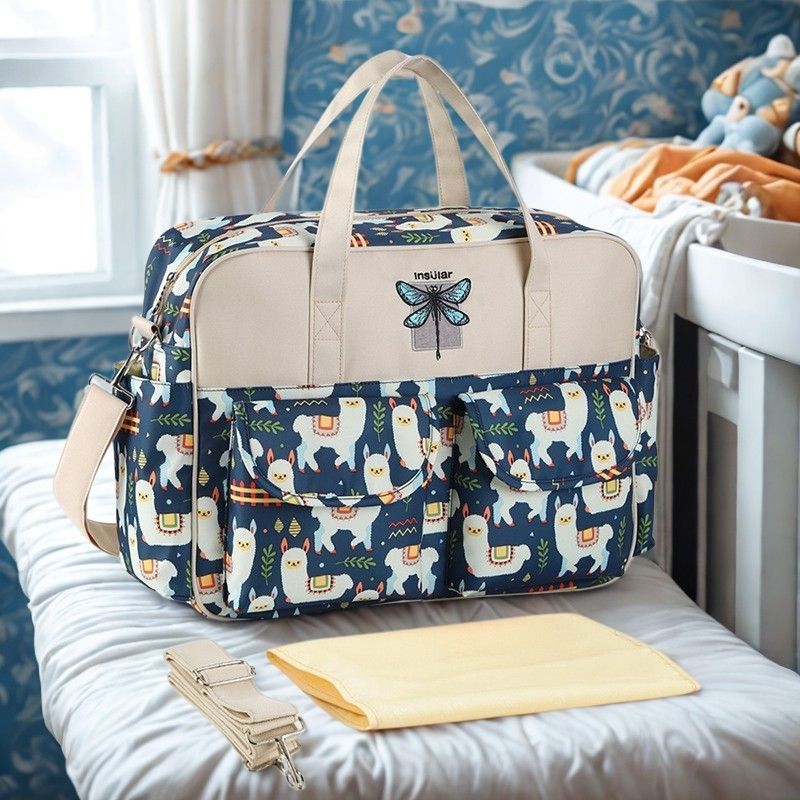 Sac a langer bébé | TravelEase™ - Alpaga Marine