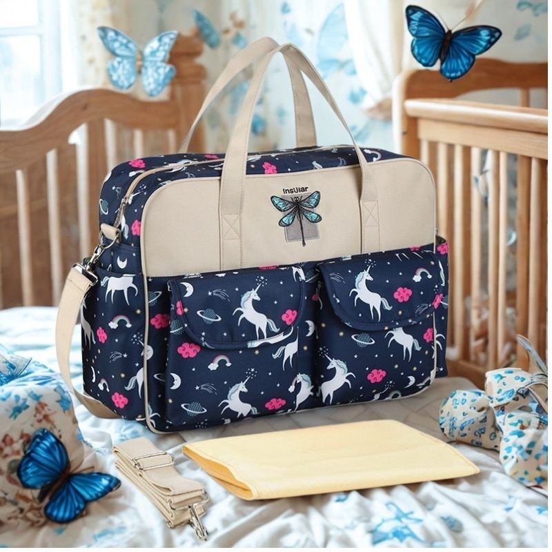 Sac a langer bebe | TravelEaseâą - Licorne Marine