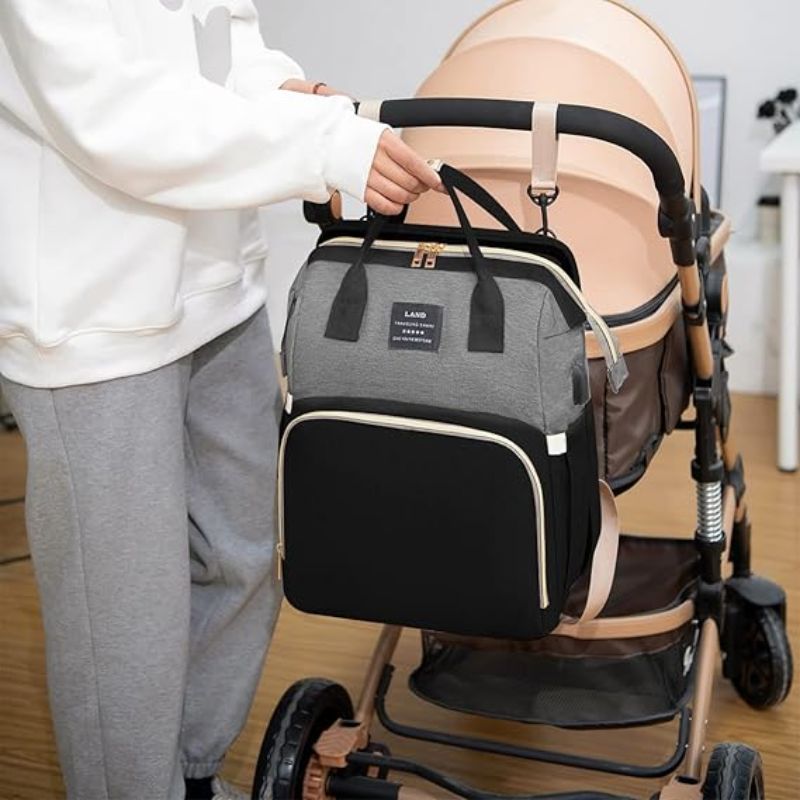 Sac a langer impermeable | BabySleepy™ - Gris Noir