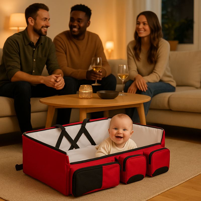 Sac a langer lit - RestEasyâą - Rouge