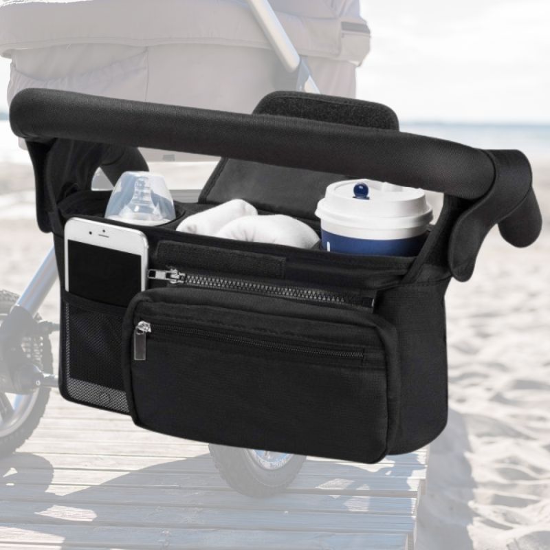 Sac a langer pour poussette | StrollerGo™ - Noir