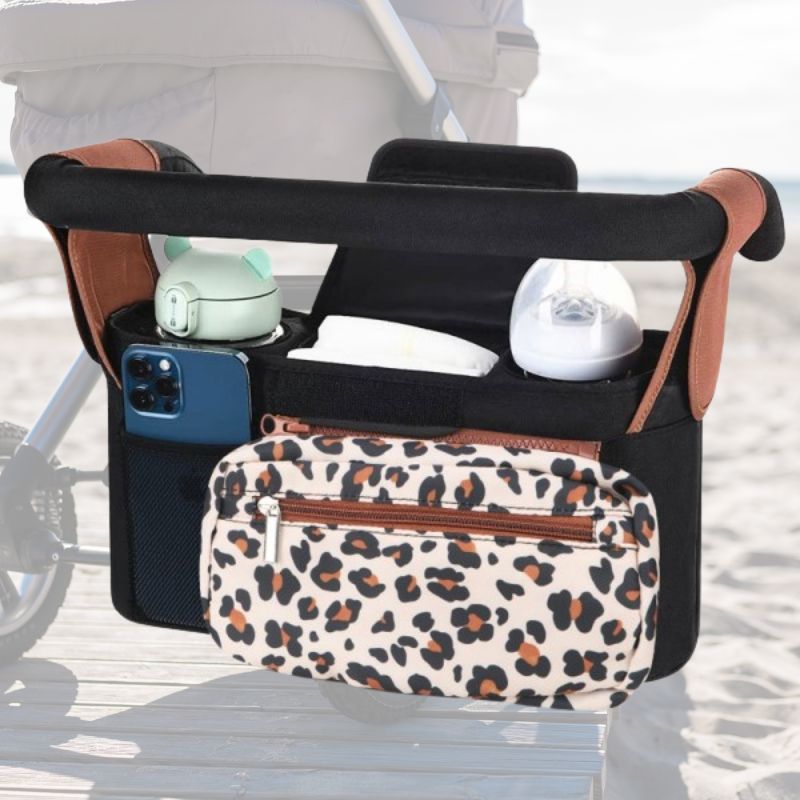 Sac a poussette | StrollerGo™ - Léopard