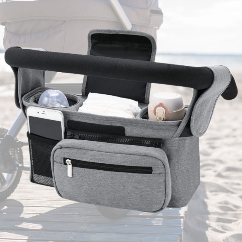 Sac a poussette | StrollerGo™ - Gris