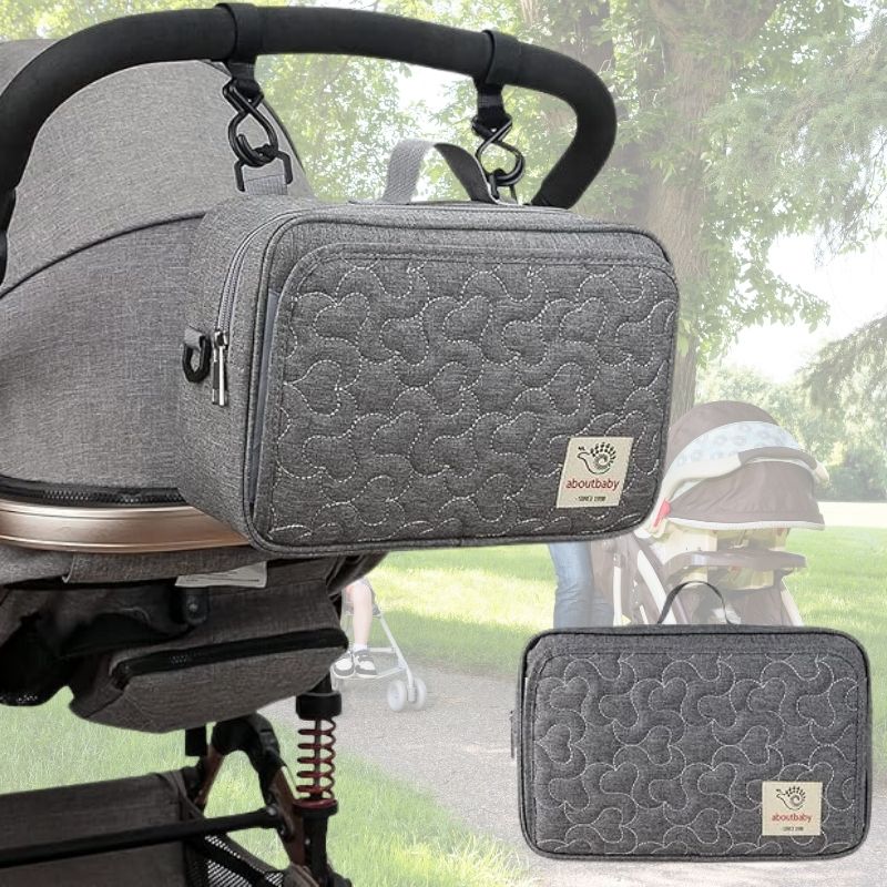 Sac a poussette | Strolleroneâą - Gris