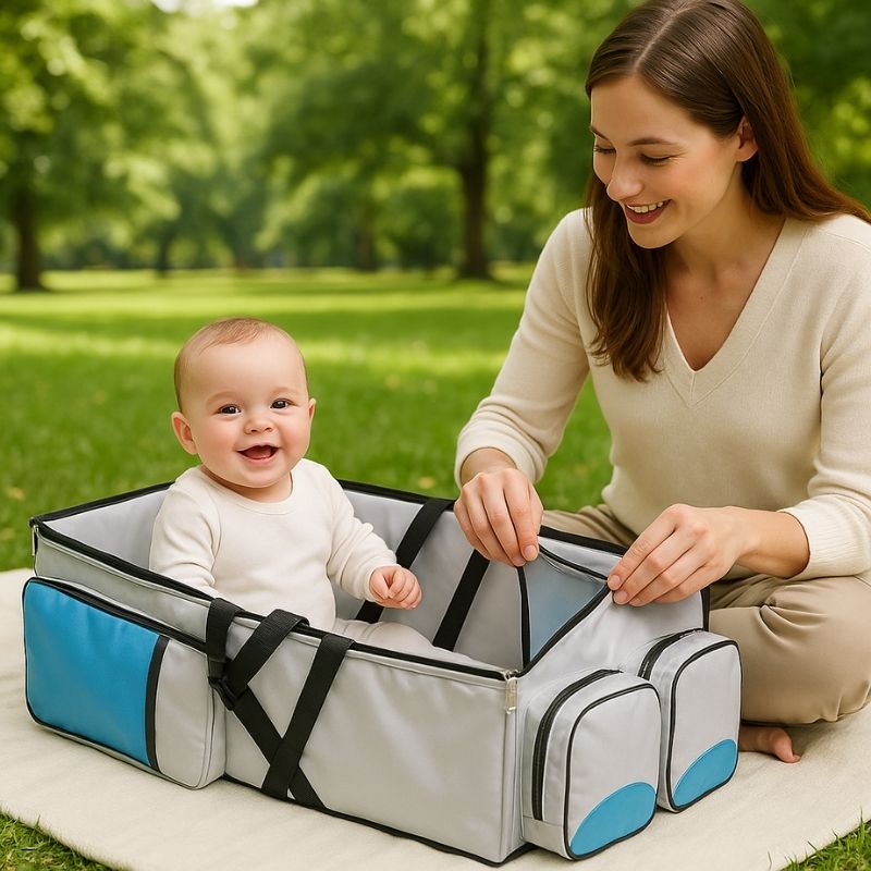 Sac bebe à langer - RestEasy™ - Bleu