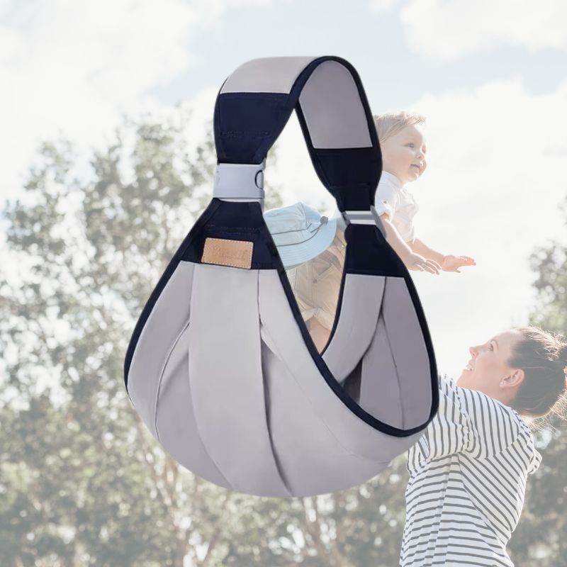 Porte Bebe en Echarpe | SwingCarrier™ - Gris
