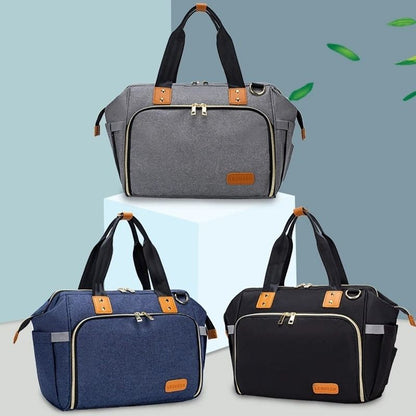 Sac a langer avec tapis de change | BabyTravlr™ - Gris