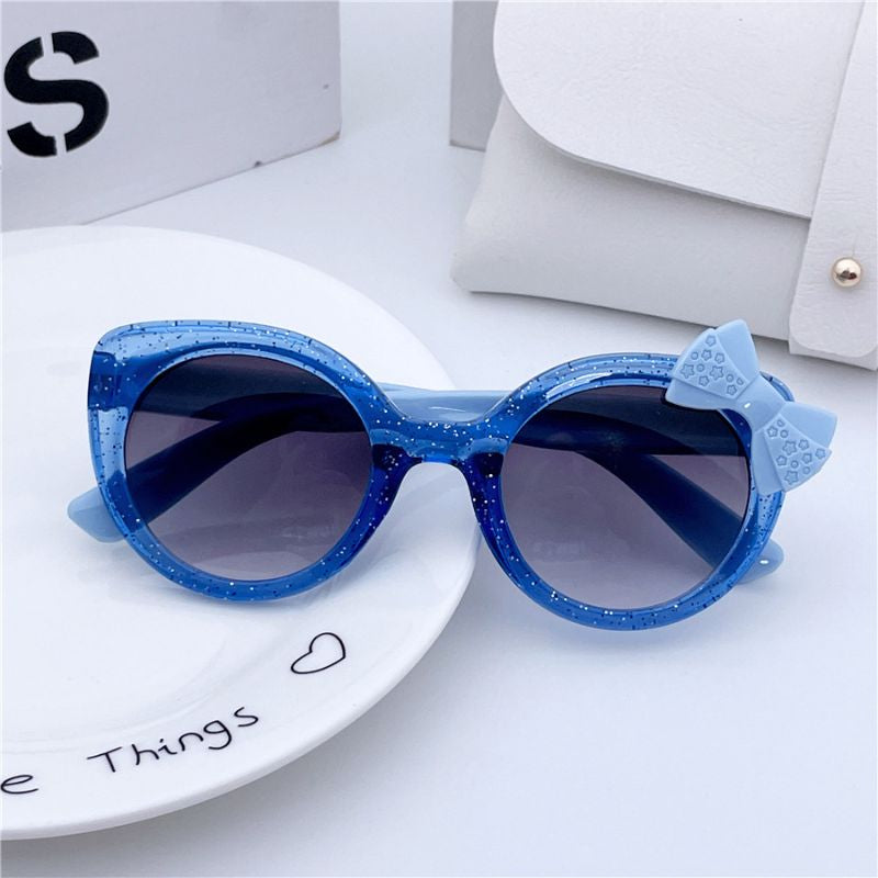 Lunette de soleil enfant fille - SweetBow™ | Protection solaire mignonne