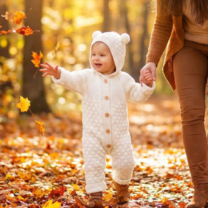 Combinaison pour bebe - CozyCub™ | Tricotée Coton Pur