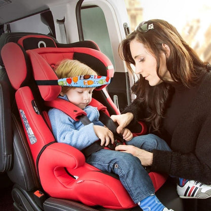 Cale tete bebe pour siege auto | HeadHolder™ - Bleu Marine