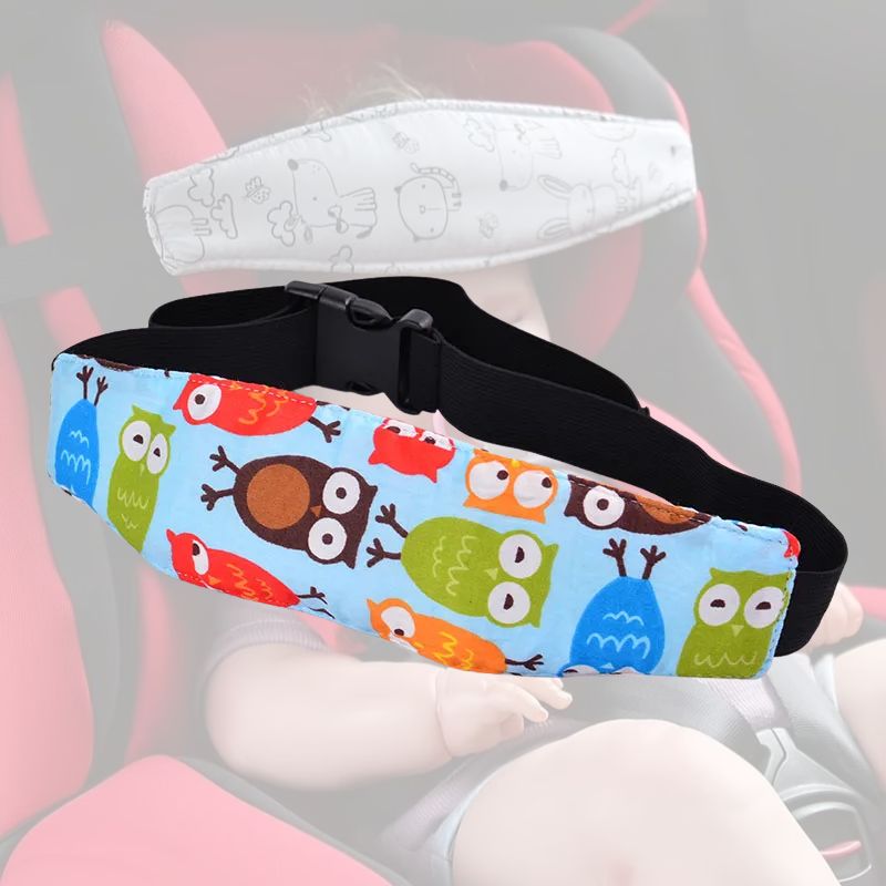 Cale tete bebe | HeadHolder™ - Bleu Hibou