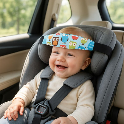 Cale tete bebe | HeadHolder™ - Bleu Hibou