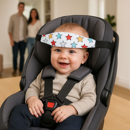 Cale tete pour bebe | HeadHolder™ - Grande Étoiles