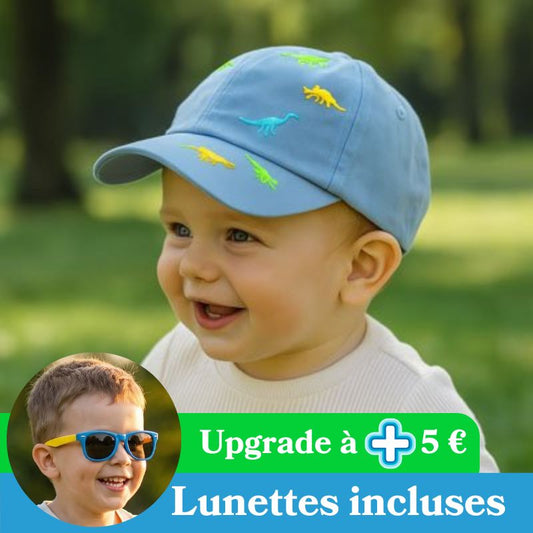 Casquette bébé - DinoShade™ | Confort ajustable