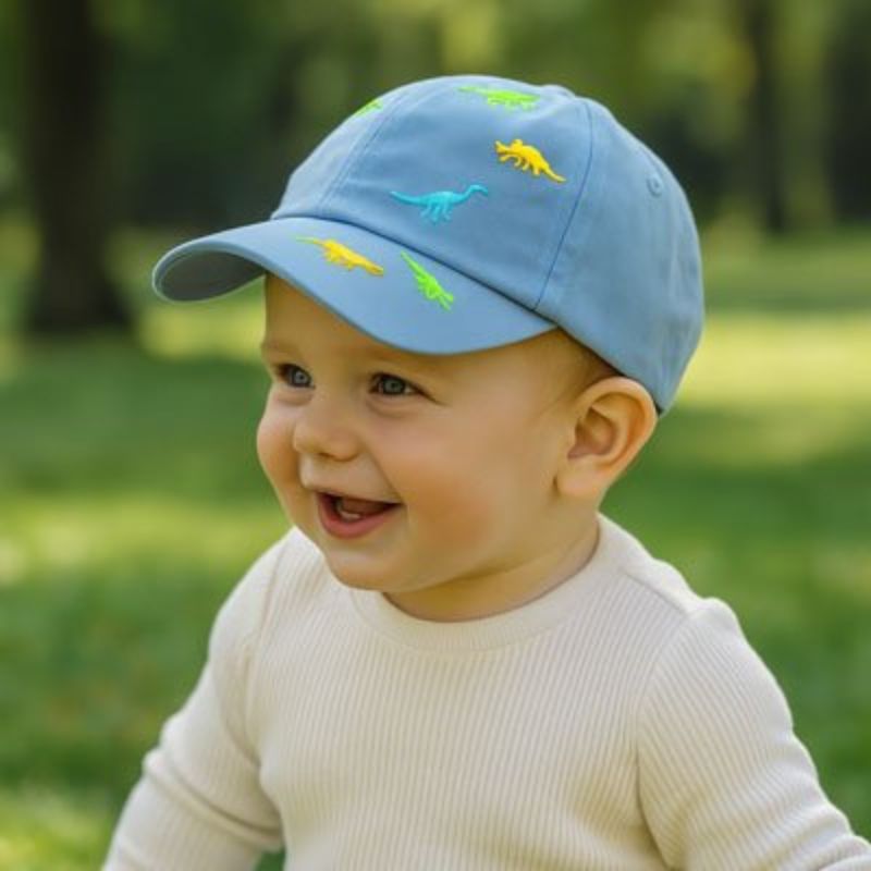 Casquette bébé - DinoShade™ | Confort ajustable