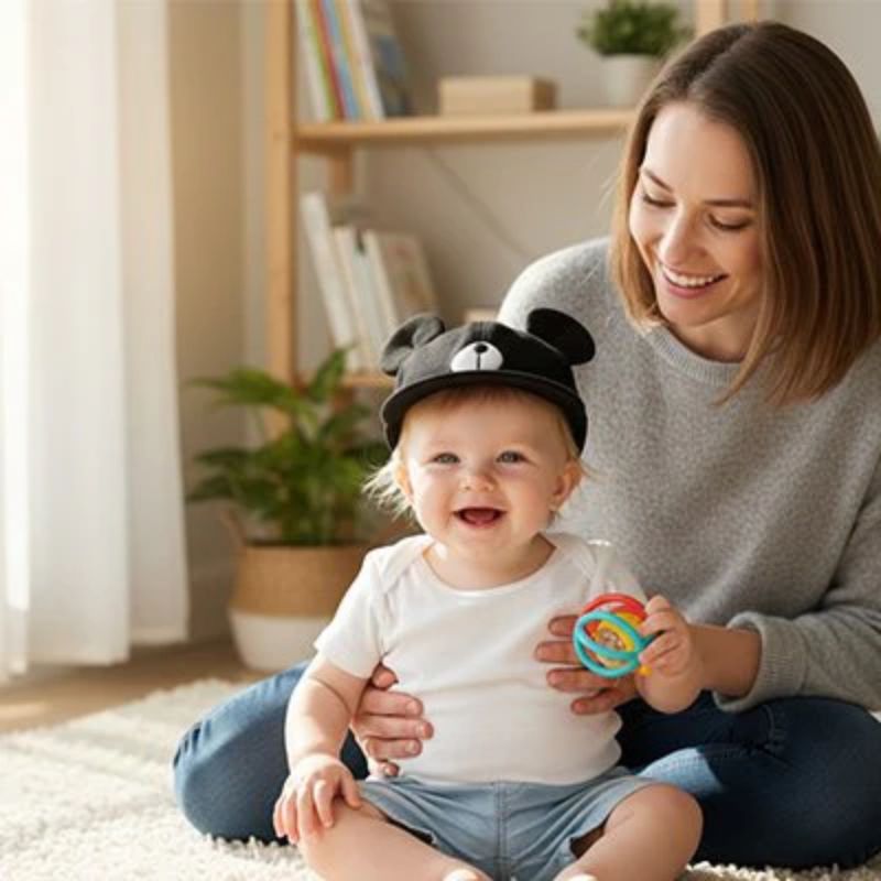 Casquette bebe - PandaCuty™ | Protection Solaire Coton Bio