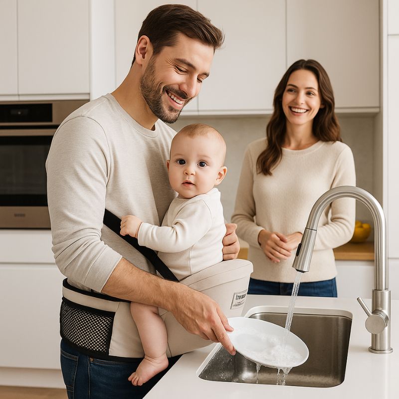 Ceinture porte bebe | BasicHold™ - Beige