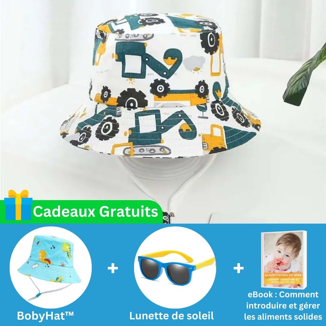 BobyHat™ | Chapeau Bob pour la protection solaire de bébé