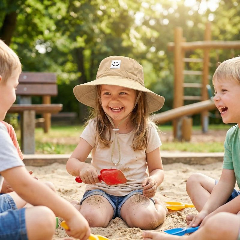 Chapeau anti UV bébé | SmileBeanie™