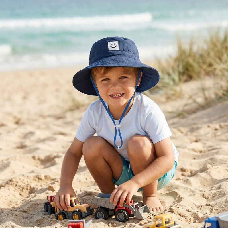 Chapeau anti UV bébé | SmileBeanie™