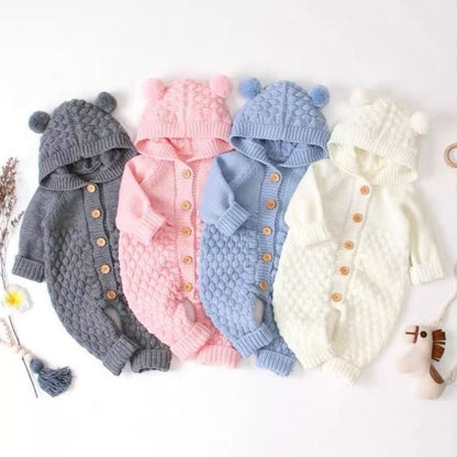 Combinaison pour bebe - CozyCub™ | Tricotée Coton Pur